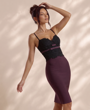 Embroidered Lace Top & High-Waisted Bandage Skirt - A Modern Expression of Feminine Structure and Grace