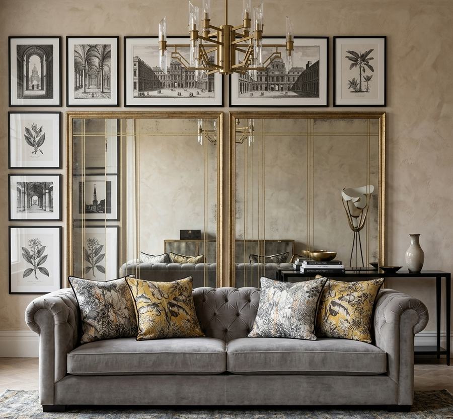 Chinese Inspired Cushion Cover - Elegant Accent for Living Rooms & Sofas