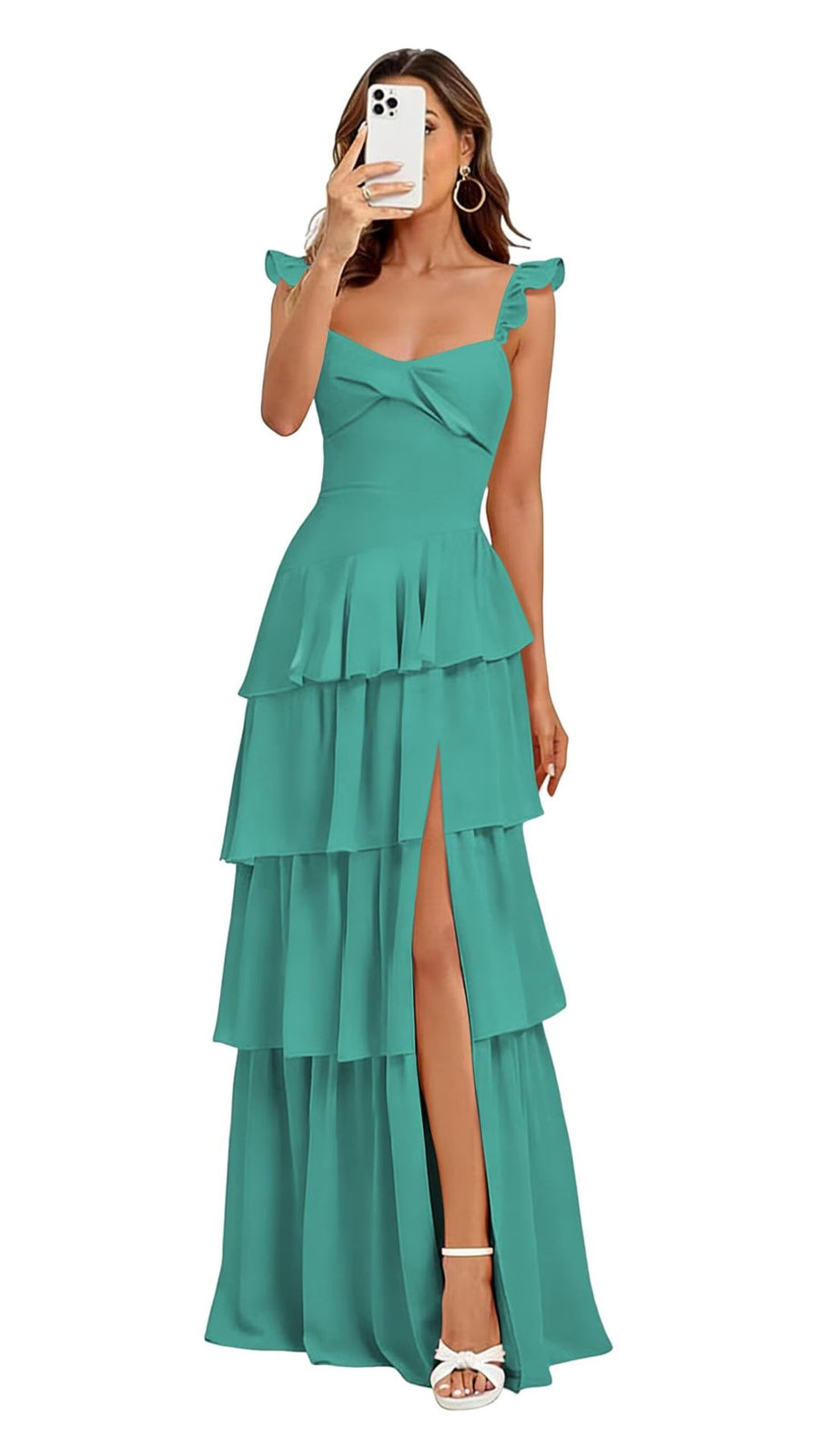 French bridesmaid dresses for women - summer beach vacation long dress, ethereal & slimming, sister dress, party gown, evening wear