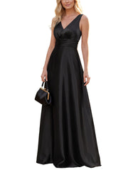 Amazon wedding bridesmaid sleeveless long evening dress annual meeting dinner prom dress slimming look long skirt dress for women