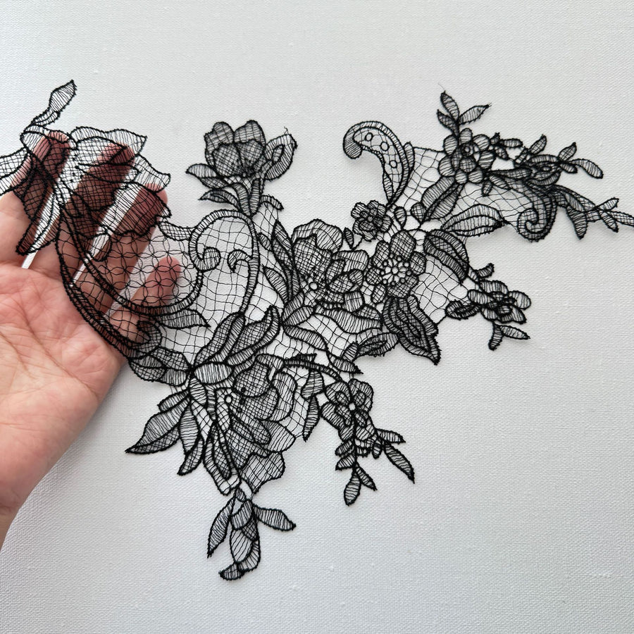 Fish Silk Eyelash Embroidery Water-Soluble Hollow Lace - Wedding Dress & Bridal Accessory (R26)