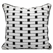 Minimalist Black & White Cushion Cover - Timeless Contrast for Refined Interiors