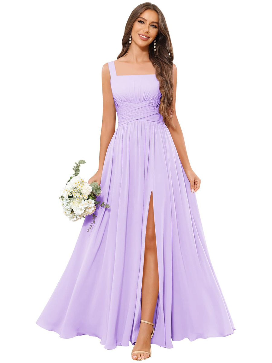 Fashion cross-border women's dress pure color evening dress multi-color optional sister group toast annual meeting performance dress fat m
