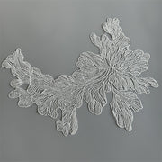 White Fish Thread Lace Collar Accessory - DIY Handmade Wedding Dress Clothing Trim (R163)