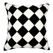 Minimalist Black & White Cushion Cover - Timeless Contrast for Refined Interiors