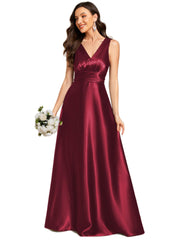 Amazon wedding bridesmaid sleeveless long evening dress annual meeting dinner prom dress slimming look long skirt dress for women