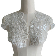 Mesh Machine Bead Decal Embroidery Lace Clothing Accessories - DIY Bead Embroidery Decal (ZH281)