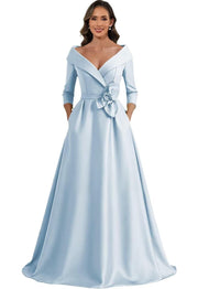 European and american style plus size evening gown - floor length dress for weddings, mother of the bride, annual meetings, and performances - flattering and figure-forgiving for curvy women