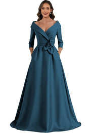 European and american style plus size evening gown - floor length dress for weddings, mother of the bride, annual meetings, and performances - flattering and figure-forgiving for curvy women