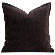 Brown & Gold Cushion Set - Elegant Metallic Detail for Refined Interiors