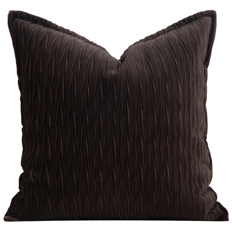 Brown & Gold Cushion Set - Elegant Metallic Detail for Refined Interiors