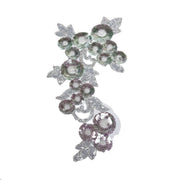 Beaded sequin pearl embroidered lace trim for wedding dress embellishment and DIY crafts