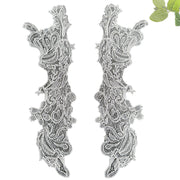 Neckline Fish Silk Hollow Veil Lace Light Patch - DIY Handmade Wedding Dress Accessory (R269)