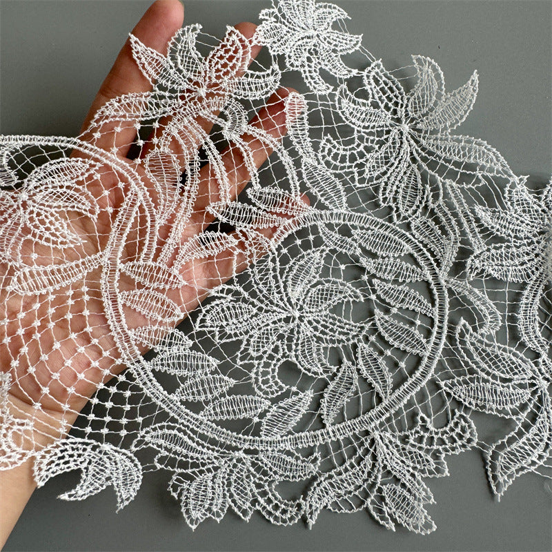 Barcode Hollow Fish Silk Lace - DIY Handmade Wedding Dress Veil & Decorative Accessory (R162)