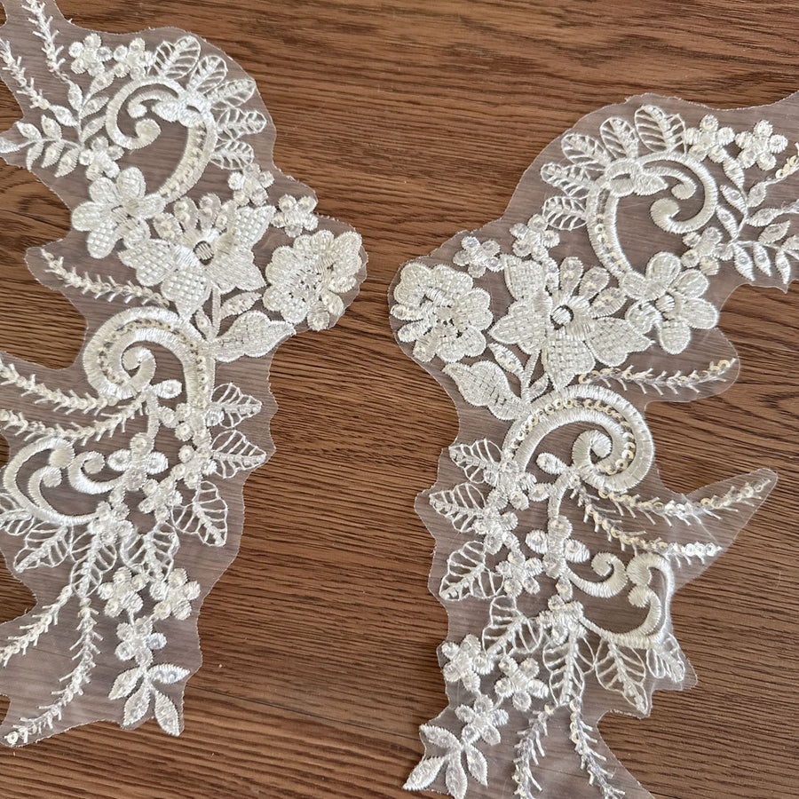 3D Organza Lace Flower Handmade Accessories - DIY Wedding Veil, Clothing Patch & Jewellery Material (D70)
