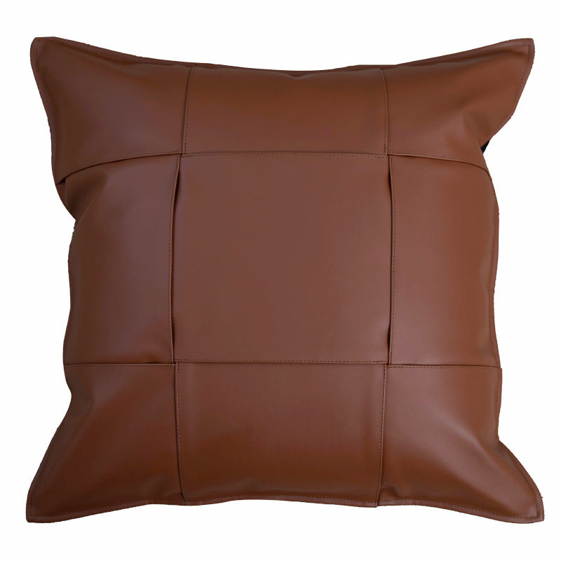 Minimalist Embroidered Cushion Cover - Subtle Texture for Refined Interiors