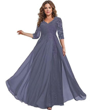 European station cross-border amazon dress chiffon patchwork lace cut out long dress bridesmaid evening dress women's evening dress