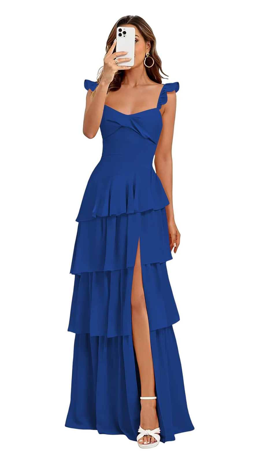 French bridesmaid dresses for women - summer beach vacation long dress, ethereal & slimming, sister dress, party gown, evening wear