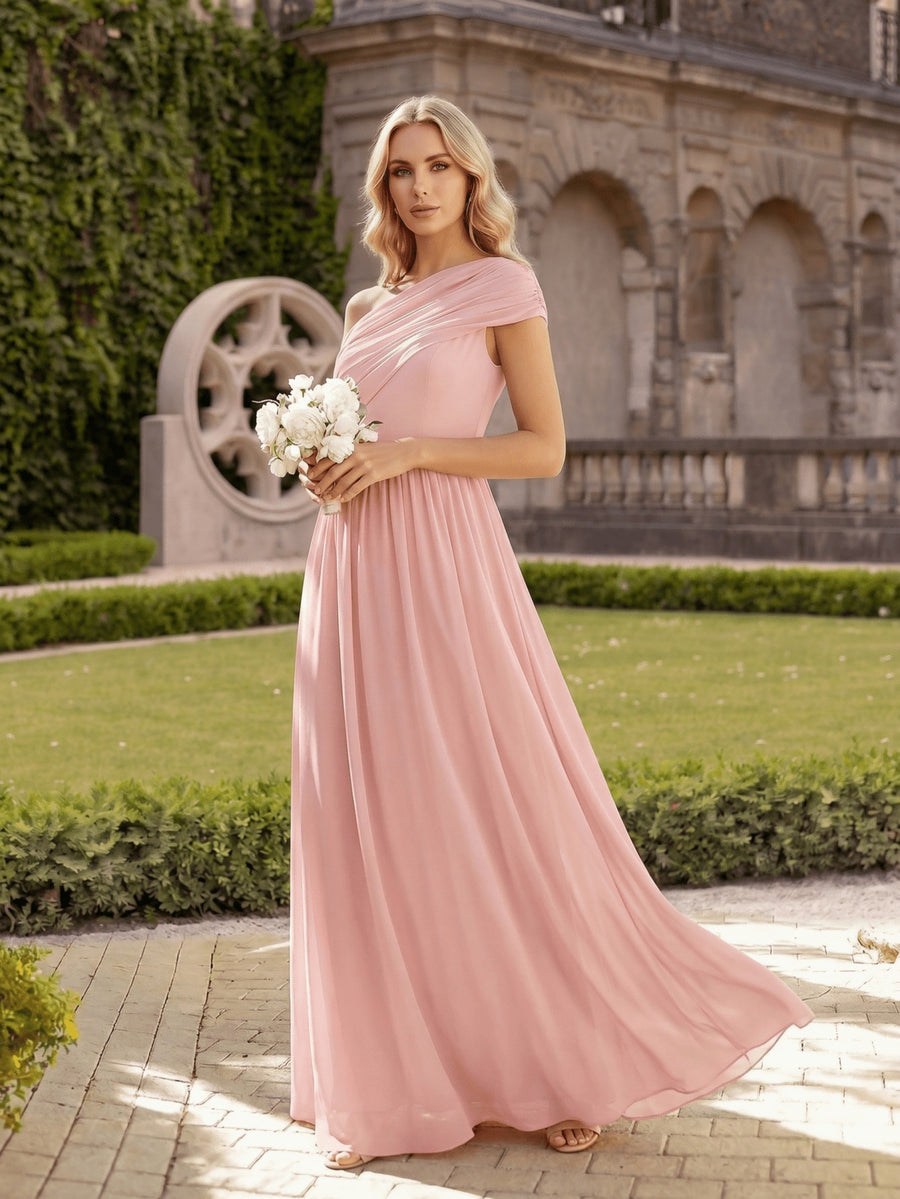 Amazon's new women's dress banquet long evening dress fashion cross-border bridesmaid dress elegance party party