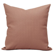 PU Textured Cushion Cover – Modern Woven Embossed Decorative Pillow
