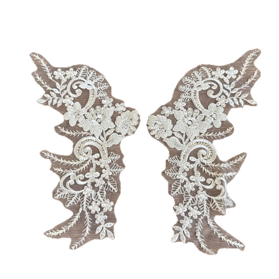3D Organza Lace Flower Handmade Accessories - DIY Wedding Veil, Clothing Patch & Jewellery Material (D70)