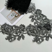 New white rose DIY clothing handmade accessories patch sticker fish silk thread embroidery lace R87