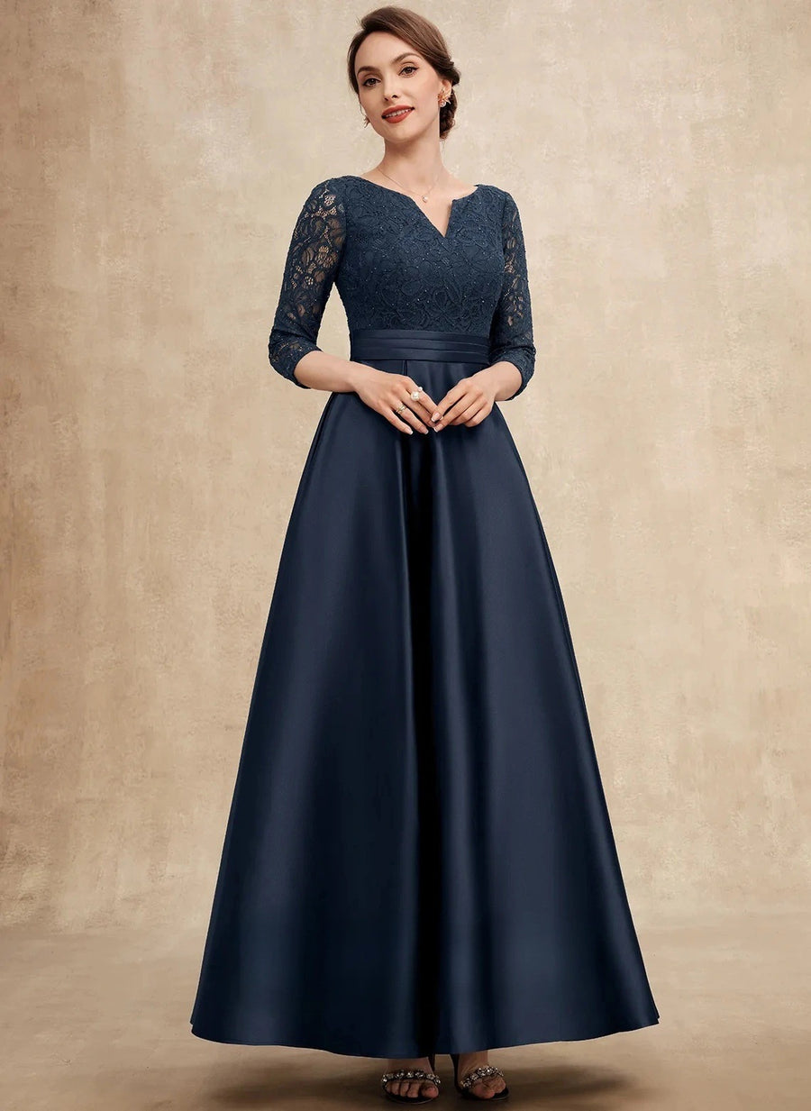 Navy blue performance dress - choir, evening gown, banquet, wedding, mother of the bride, annual meeting, hostess dress, performance costume