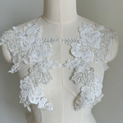ZH413 European new mesh embroidery lace accessories, foreign trade wedding veil DIY accessories lace accessories