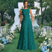 Cross-border hot-selling fashion style plus size dress dress socialite style plus size evening dress bridesmaid engagement host dress