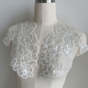 Mesh Machine Bead Decal Embroidery Lace Clothing Accessories - DIY Bead Embroidery Decal (ZH281)