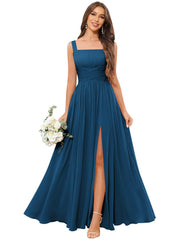 Fashion cross-border women's dress pure color evening dress multi-color optional sister group toast annual meeting performance dress fat m