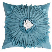 Soft Floral Cushion Cover - Handcrafted Petal Design for Gentle Interiors