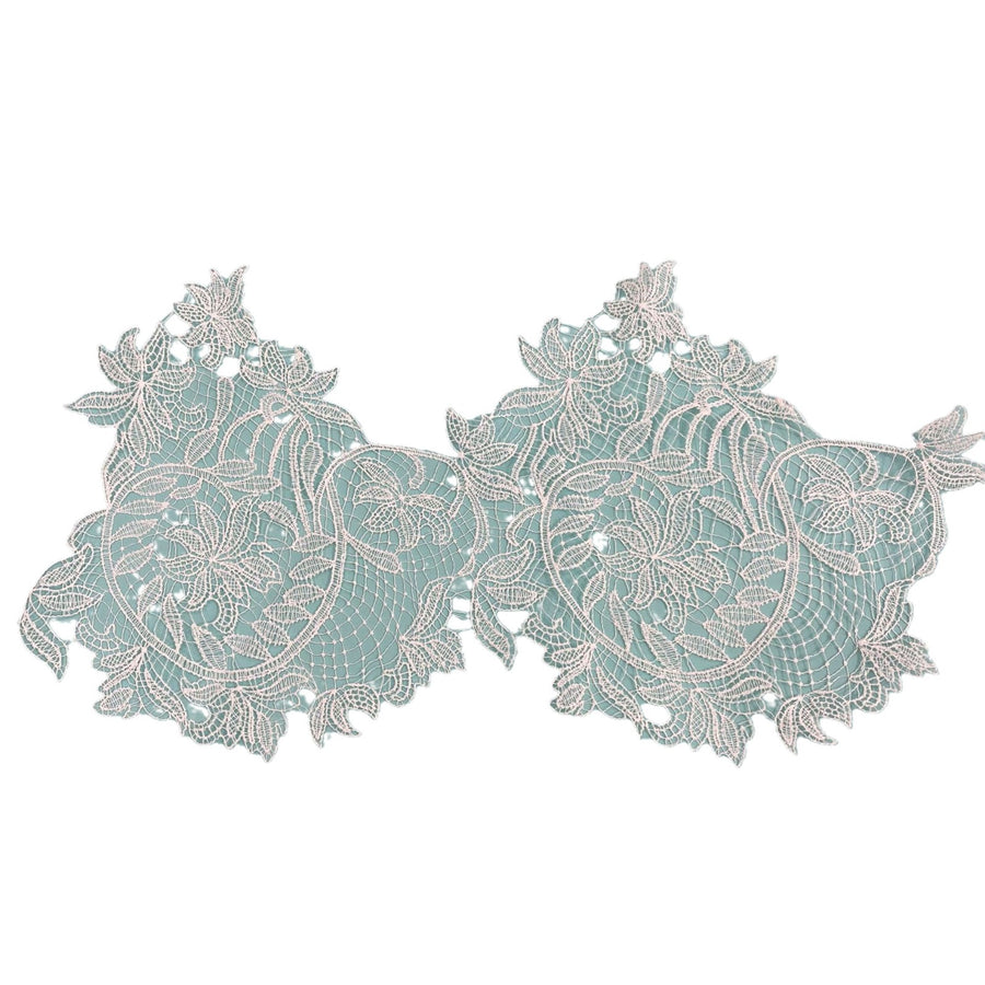 Lace hollow embroidery embroidery applique, wedding dress, curtain headgear DIY handmade decorative patch accessories