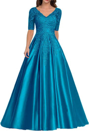 European and american style plus size evening gown - women's satin floor-length dress - perfect for weddings, bridesmaids, annual galas, and performances - flattering and figure-forgiving