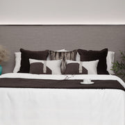 Brown & Gold Cushion Set - Elegant Metallic Detail for Refined Interiors