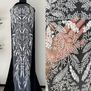 Zh480 fabric beading embroider organza lace computer beading clothing cheongsam curtain decorative accessories