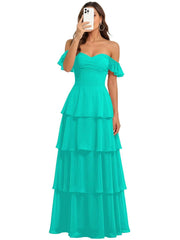Fairy new arrival mori style bridesmaid dress women's long fairy elegant chiffon cake skirt one shoulder backless strap evening dress