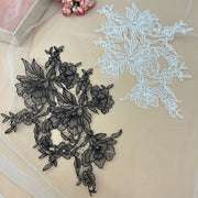 Fresh Leaves Hollow Fish Silk Lace - DIY Handmade Bridal Veil & Wedding Dress Accessory (R4)
