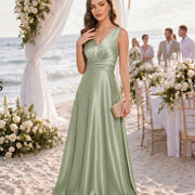 Amazon wedding bridesmaid sleeveless long evening dress annual meeting dinner prom dress slimming look long skirt dress for women