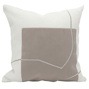 Modern Embroidered Cushion Cover - Minimalist Decor