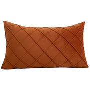 Velvet Cushion Cover - Subtle Geometry for Elegant Living Spaces