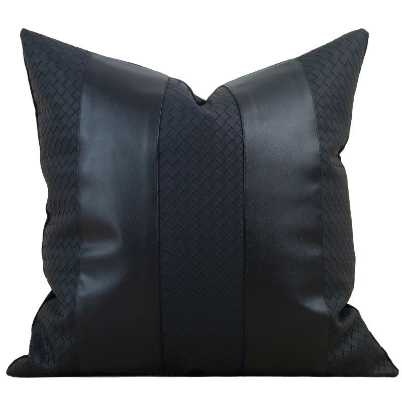 Picasso-Inspired Cushion Cover - Black & White Abstract Art