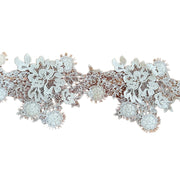 White hollow water-soluble lace accessories Clothing fabric clothing Curtain collar DIY decoration R184