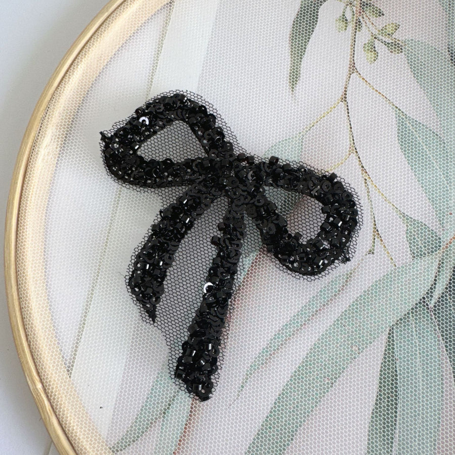 Handmade Bow Flower Embroidery Lace Accessories - DIY Wedding Dress & Clothing Lace (ZH360)