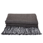 Black & Coffee Cut Velvet Cushion Cover - Modern Luxury Style
