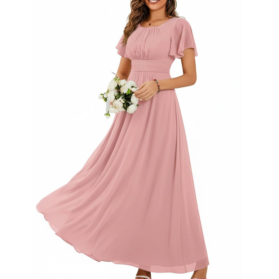 Export long skirt evening dress elegantdressfrench bridesmaid dress banquet party dress party performance dress evening dress
