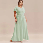 Export long skirt evening dress elegantdressfrench bridesmaid dress banquet party dress party performance dress evening dress