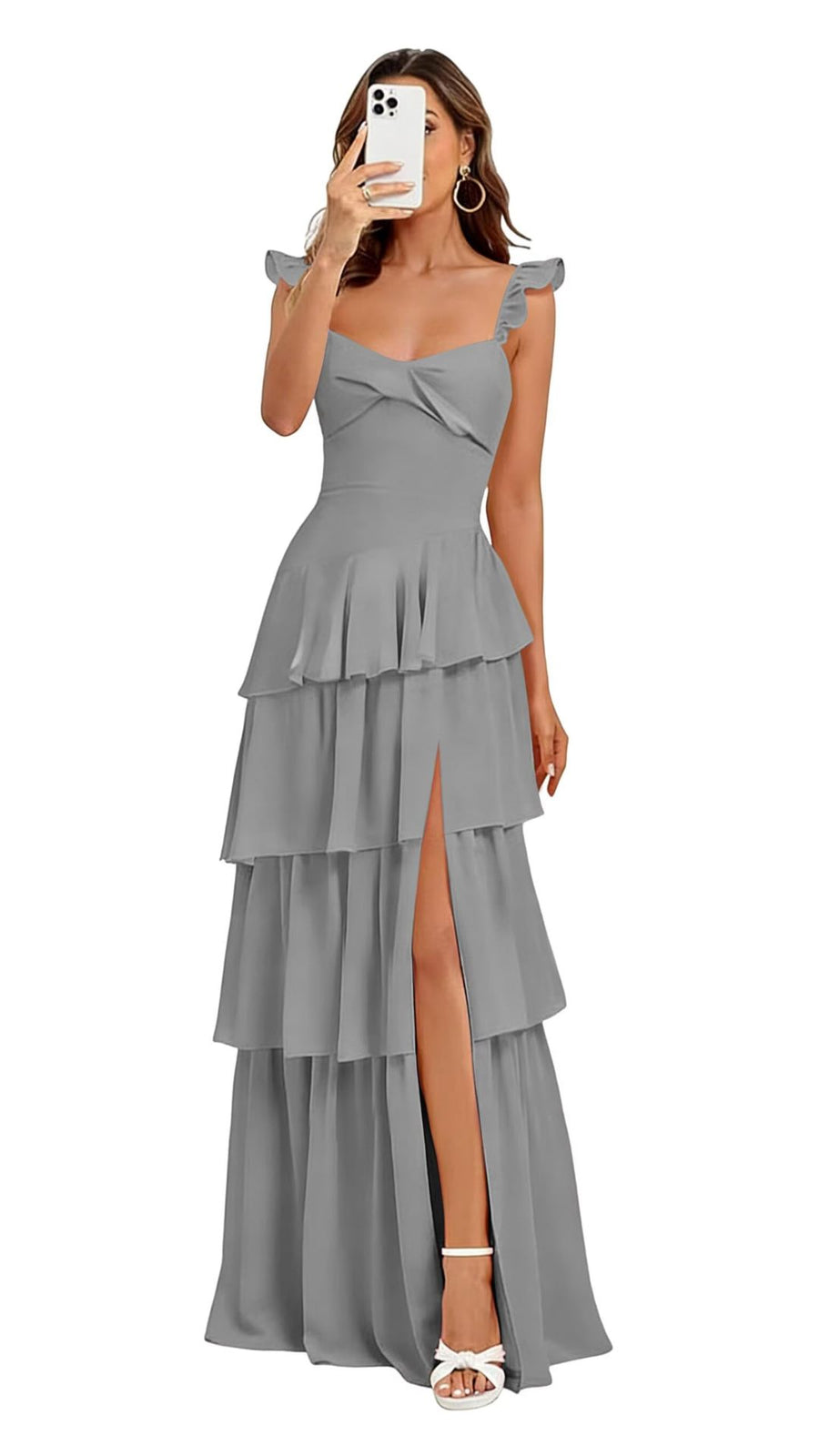 French bridesmaid dresses for women - summer beach vacation long dress, ethereal & slimming, sister dress, party gown, evening wear