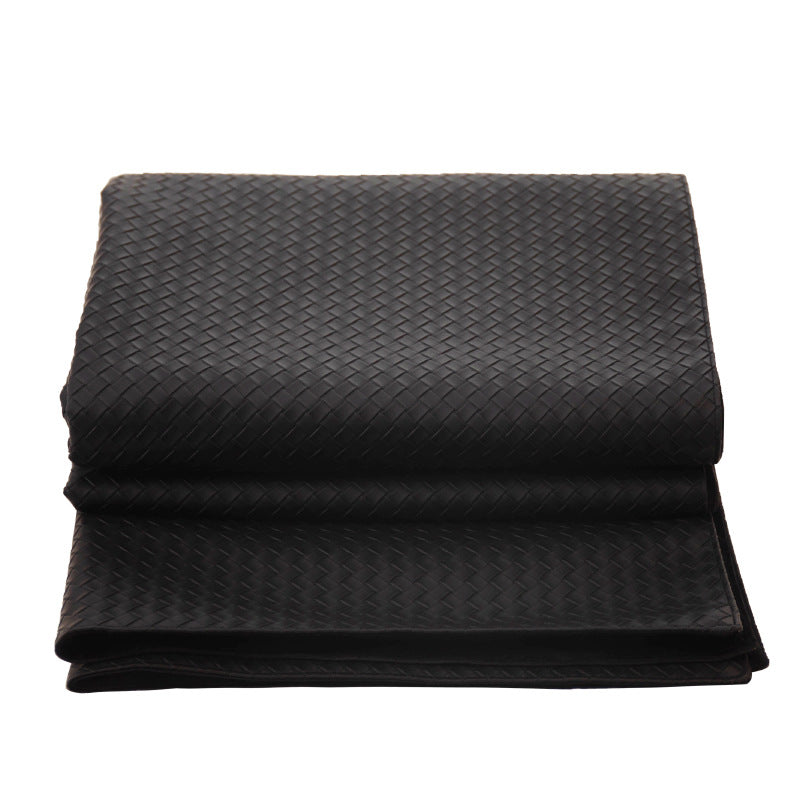 Grey Genuine Leather Cushion Set - Modern Luxury for Refined Interiors