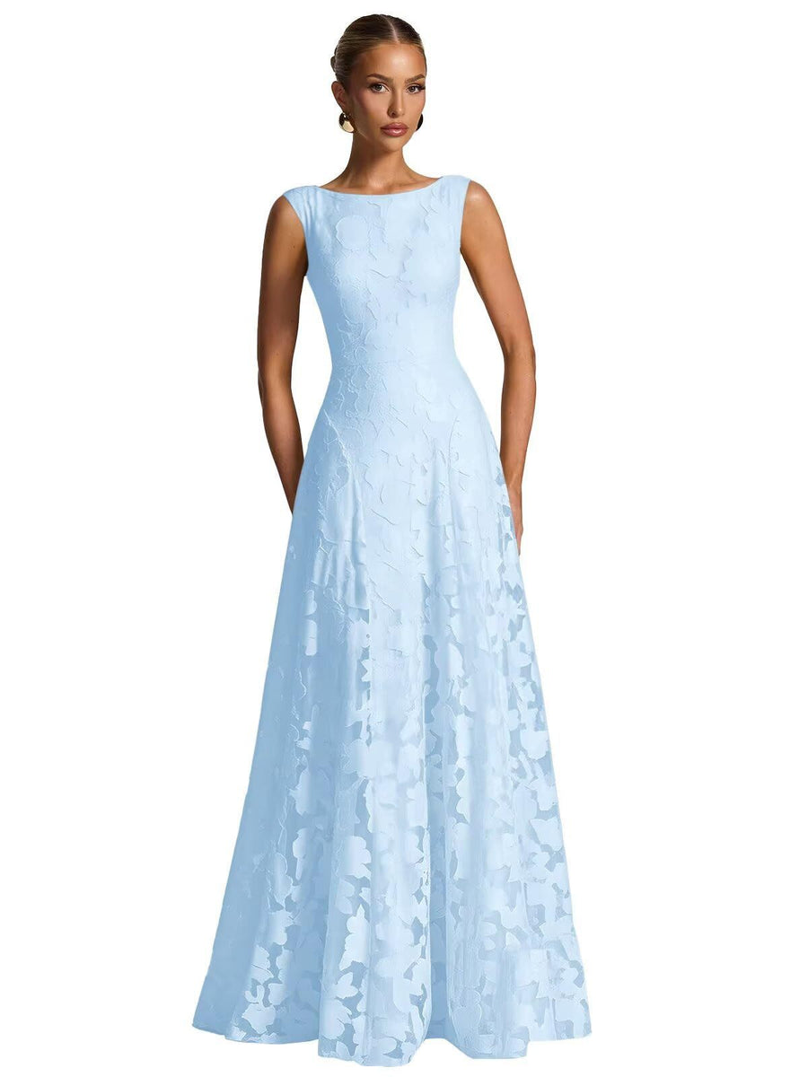 Cross-border hot-selling fashion style plus size dress dress socialite style plus size evening dress bridesmaid engagement host dress